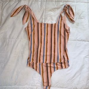 Striped Pink Bodysuit
